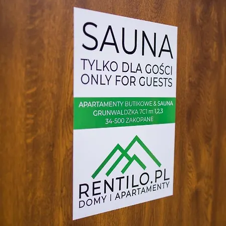 Giewont View Z Widokiem - Butikowe&sauna - Grunwaldzka Krupówki Centrum By Rentilopl Apartament